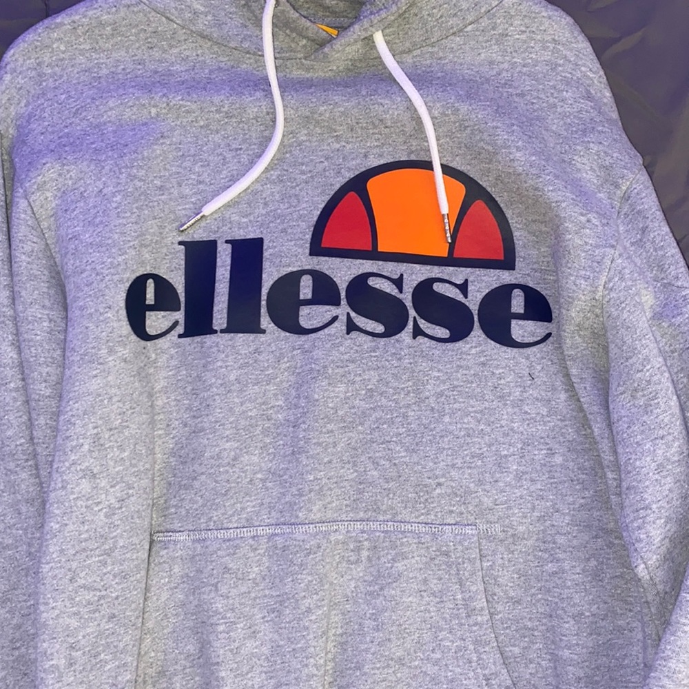 Grey ellesse hoodie